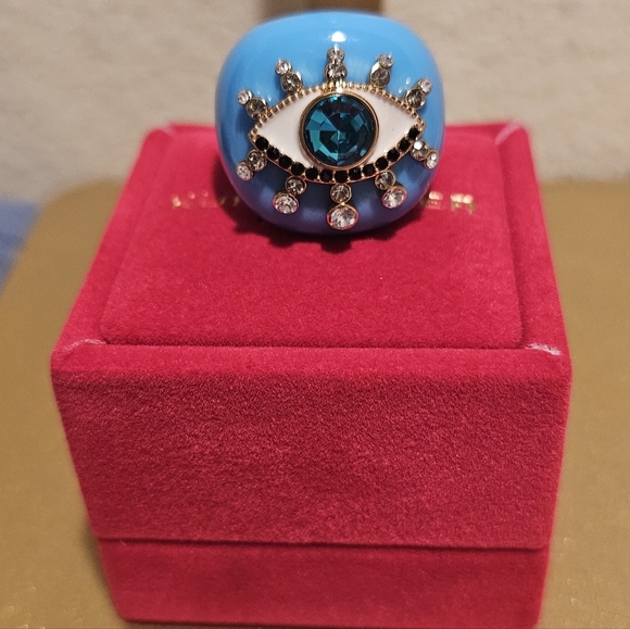 Kurt Geiger Turquoise Eye Ring - Picture 5 of 6